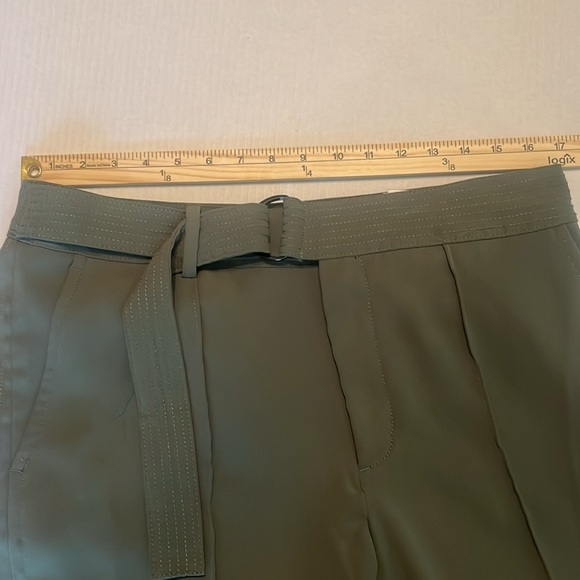 Banana Republic Olive Green High-Rise Wide-Leg Utility Pant Size 12 - Picture 4 of 13